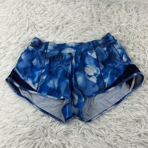 Lululemon Hotty Hot Short II 2.5" Mini Blush Blossom Alpine White Midnight Navy